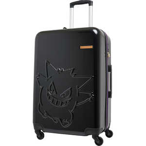 ポケモン スーツケース ファスナータイプ 旅行日数目安：4～6泊 約62L ［TSAロック搭載］ ゲンガー/ブラック PK-0908-60-BK