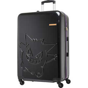 ポケモン スーツケース ファスナータイプ 旅行日数目安：1週間以上 約95L ［TSAロック搭載］ ゲンガー/ブラック PK-0908-69-BK