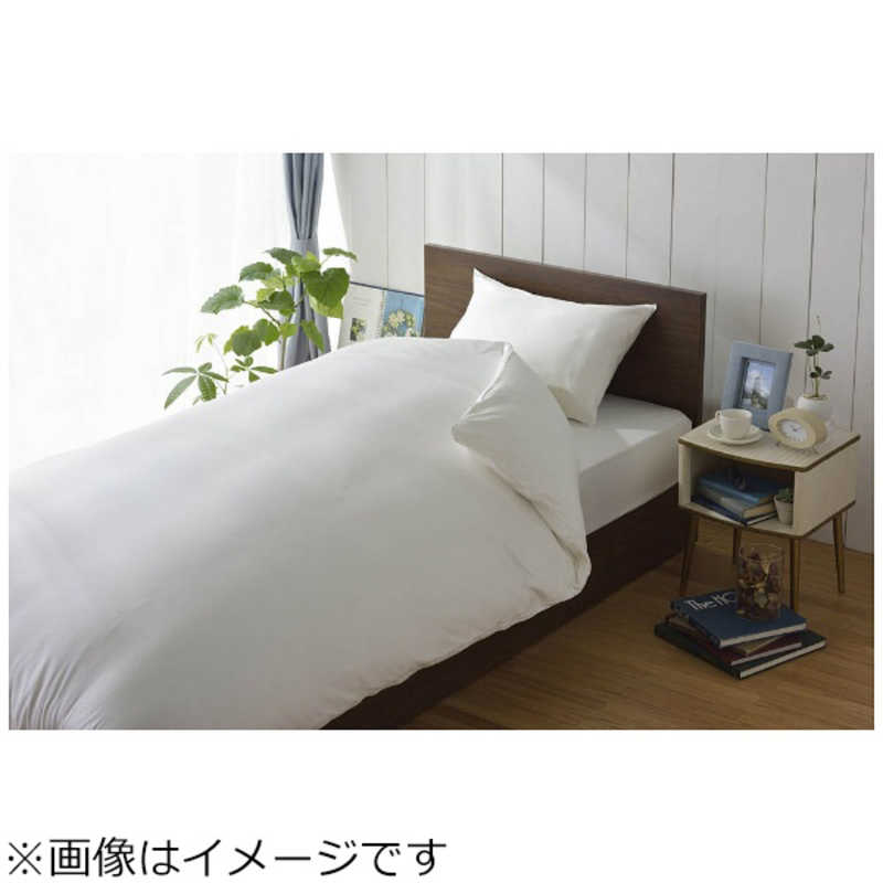 生毛工房 生毛工房 【敷ふとん専用 ワンタッチシーツ】80サテン シングルサイズ(綿100%/105×215cm/ホワイト)  