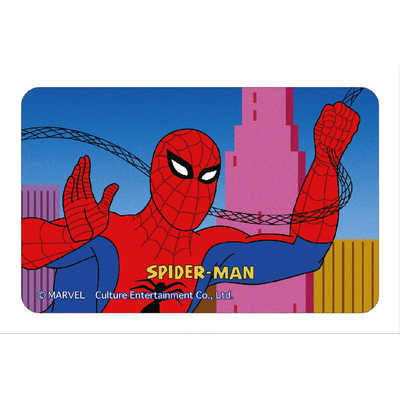 MARVEL スパイダーマン instax チェキ風カード カルチュアエンタテインメント まじかる！ステッカー スパイダーマン