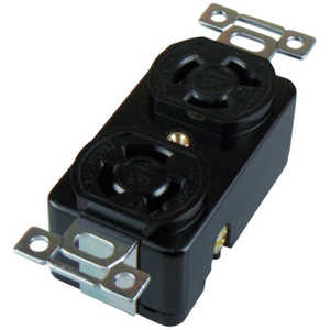 アメリカン電機 引掛形 複式埋込コンセント 接地2P15A250V 3120D_