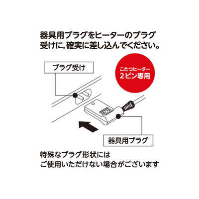 メトロ 中間スイッチ付き こたつコード 5時間切タイマー内蔵 BC