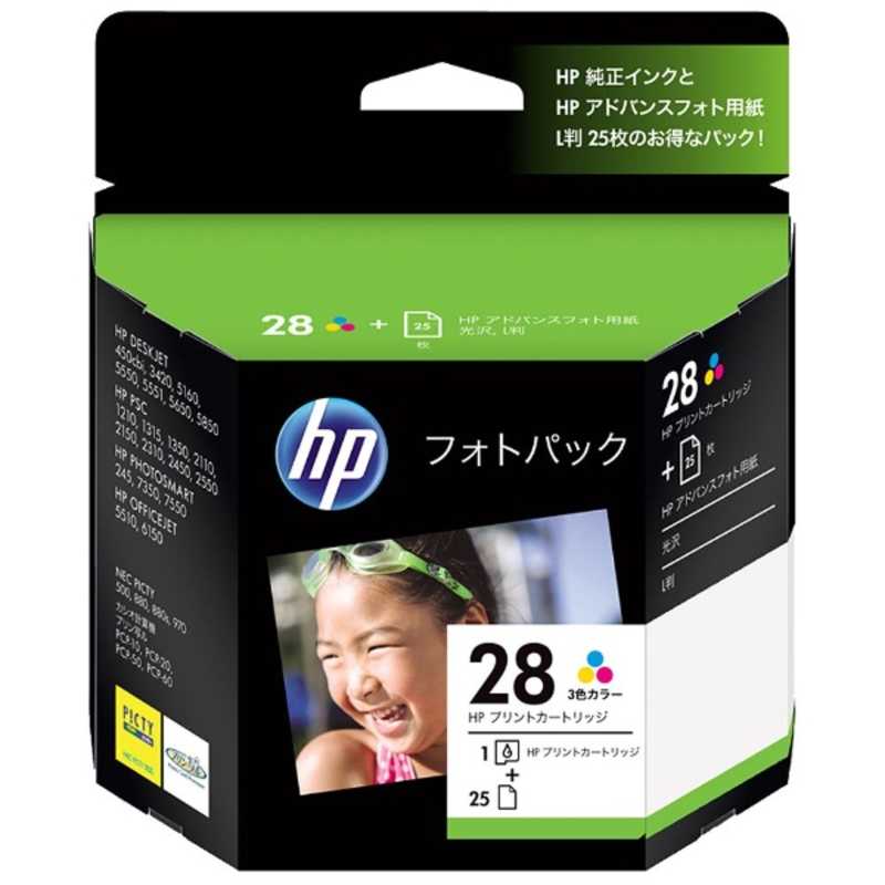 HP HP ｢純正｣HP28 フォトパック(L版･3色) CR714AJ CR714AJ