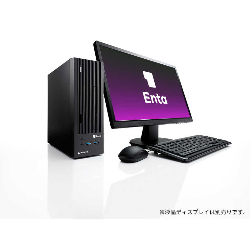 マウスコンピュータ マウスコンピュータ デスクトップパソコン Enta [モニター無し /intel Core i3 /HDD:1TB /SSD:256GB /メモリ:8GB] ENTA-BIZ91M8S2HB-201 ENTA-BIZ91M8S2HB-201