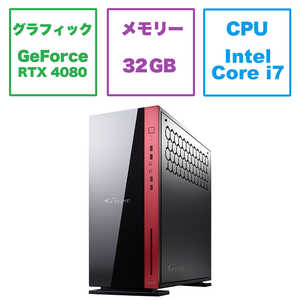 ޥԥ塼 ǥȥåPC GTune Win 11 Home(DSP) / Core i7/ ꡧ32GB (16GB2)/ SSD1TB / GeForce RTX 4080 GTMP137KFR48Z790
