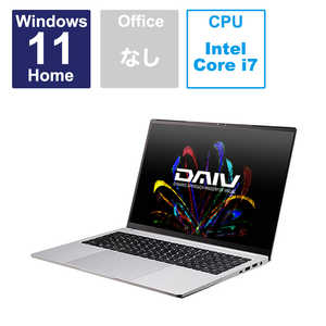 マウスコンピュータ ノートパソコン DAIV [16.0型 /Win11 Home /Core i7 /メモリ：32GB /SSD：1TB] Z6I7G60BC21CNHSR3