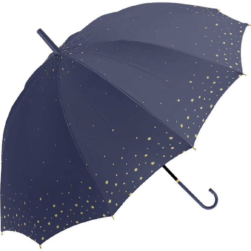 中谷 中谷 長傘 Natural Basic STELLA2(ステラ2) ネイビー [雨傘 /レディース /55cm] 730-003 730-003