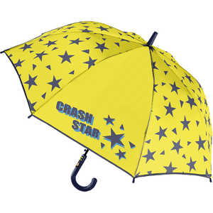 中谷 長傘 SHEIL CRASH STAR(クラッシュスター) YELLOW 550-010 [雨傘 /子供用 /55cm] 550010