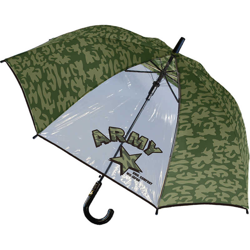 中谷 中谷 長傘 SHEIL ARMY SPLASH(アーミースプラッシュ) カーキ 550-012 [雨傘 /子供用 /55cm] 550012 550012
