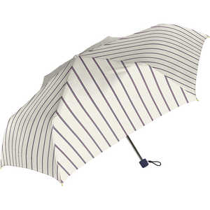 中谷 折りたたみ傘 Natural Basic ROPE STRIPE(ロープストライプ) オフホワイト 720-005 [晴雨兼用傘 /レディース /50cm] 720-005