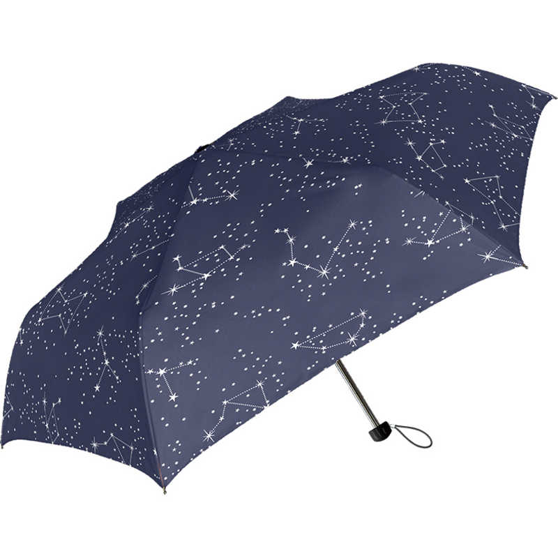 中谷 中谷 折りたたみ傘 Natural Basic STARRY NIGHT(スターリーナイト) ネイビー 720-010 [雨傘 /レディース /50cm] 720-010 720-010
