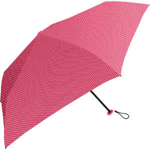 中谷 折りたたみ傘 Amane AIR pindot(ピンドット) ROSE 830-004 [晴雨兼用傘 /レディース /50cm] 830-004