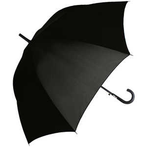 中谷 雨傘 長傘 無地 FRP骨 ［雨傘 /メンズ /65cm］ ブラック 133-009