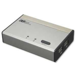 ラトックシステム USB接続 DVI･Audio対応(PC2台用)パソコン自動切替器 REX‐230UDA