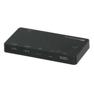 ラトックシステム HDMIディスプレイ/USBキｰボｰド･マウス パソコン切替器 (USB-C/Aパソコン対応) RS-240CA-4K