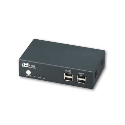 RS-250UH2 HDMI PC切替器 4K対応 ラトックシステム デュアルディスプレイ対応 HDMIパソコン切替器 ［2