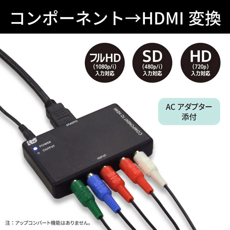 ラトックシステム ラトックシステム コンポーネント to HDMIコンバーター RS-CP2HD RS-CP2HD