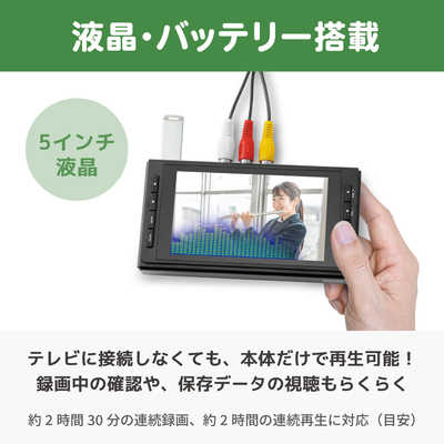 ラトックシステム 思い出ビデオ変換レコーダー2 RS-AVREC2 の通販