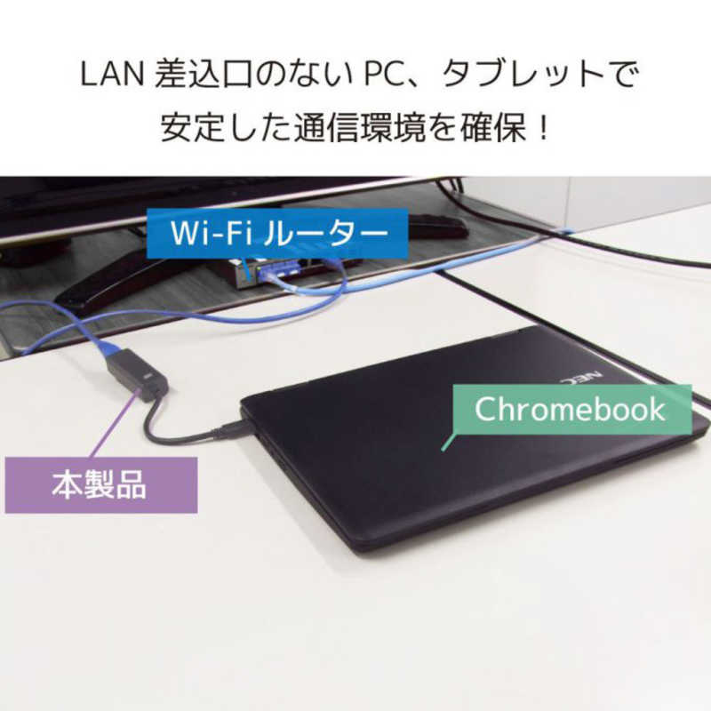 ラトックシステム ラトックシステム USB Type-C ギガビット対応LANアダプター ［Type-Cオス ／LAN］ RSUCLANZ RSUCLANZ