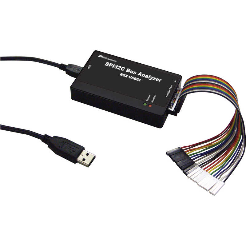 ラトックシステム ラトックシステム USB接続SPI/I2Cアナライザ REX-USB62 REX-USB62