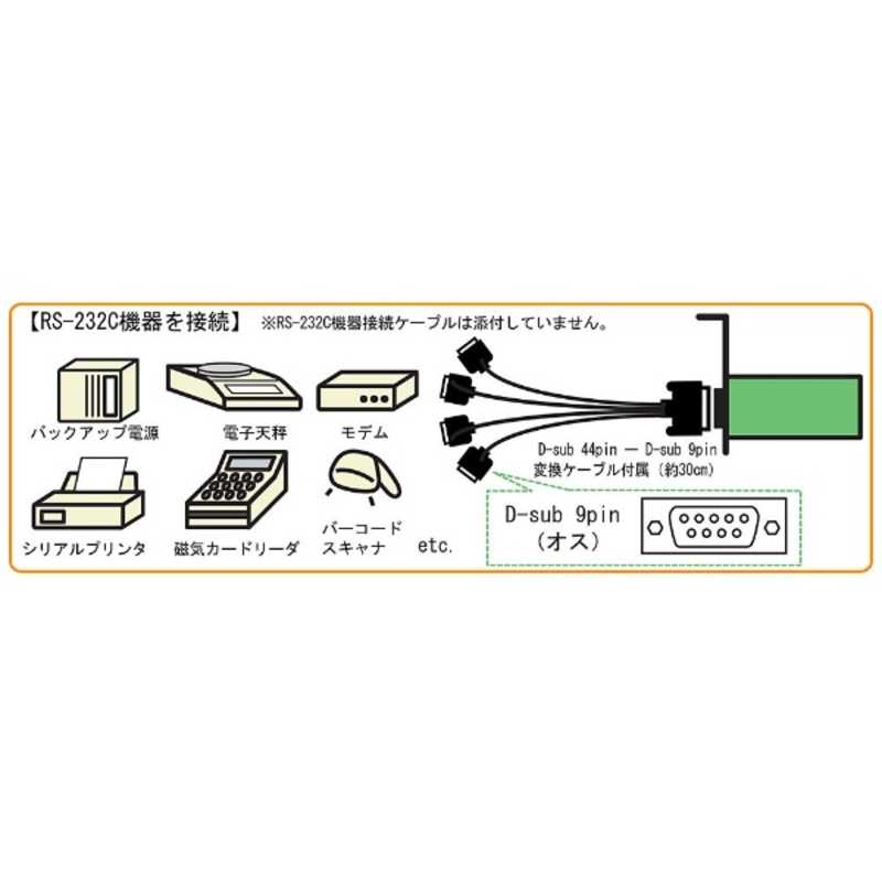 ラトックシステム ラトックシステム 4ポート RS-232C･デジタルI/O PCIボード REX-PCI64D REX-PCI64D