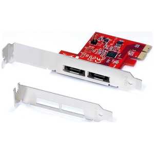 ラトックシステム eSATA 2ポｰト PCI Express ボｰド REX-PE32X