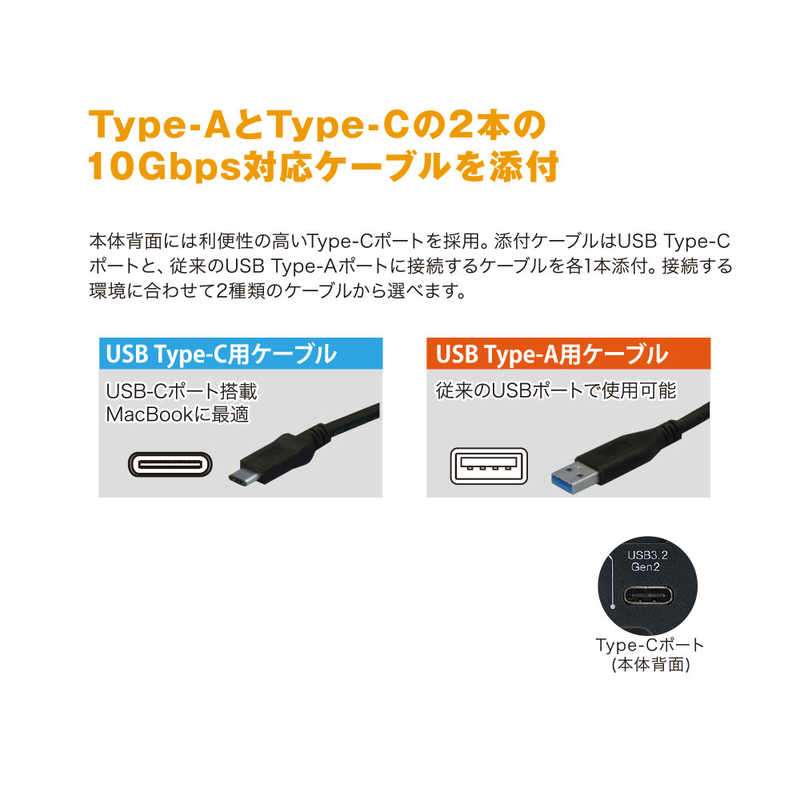 ラトックシステム ラトックシステム USB3.2 Gen2 RAIDケース(2.5インチHDD/SSD 2台用･10Gbps対応) RS-EC22-U31R RS-EC22-U31R