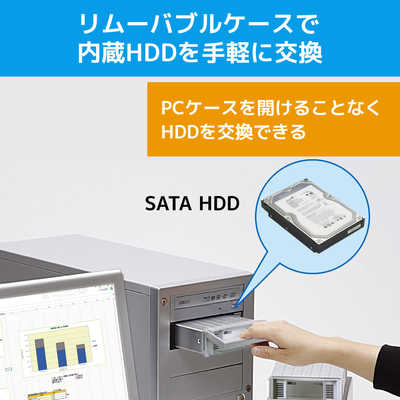ラトックシステム SATAリムーバブルケース 内蔵タイプ（ライト