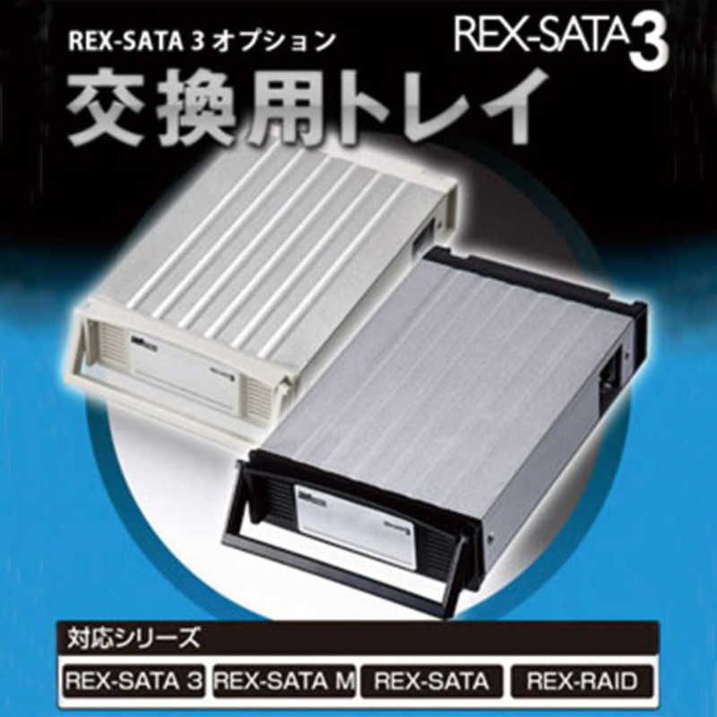 ラトックシステム ラトックシステム REX-SATA3シリーズ用オプション 交換用トレイ5個入り（ライトグレー） ライトグレー SA3TR5LGZ SA3TR5LGZ