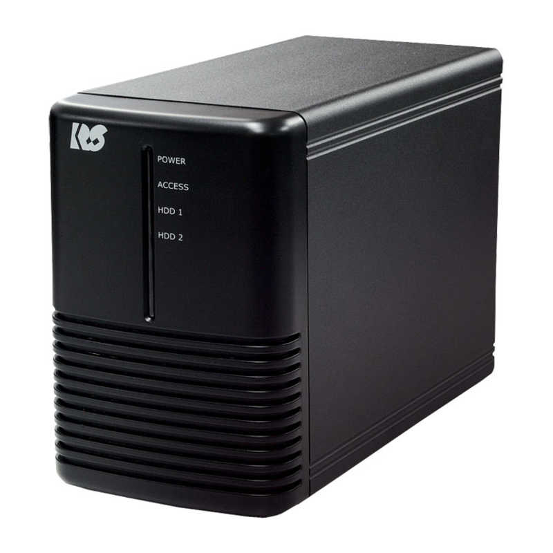 ラトックシステム ラトックシステム USB3.0 RAIDケース （HDD2台用・ブラック） ［3.5インチ対応 ／SATA ／2台］ RSEC32U3RZ RSEC32U3RZ