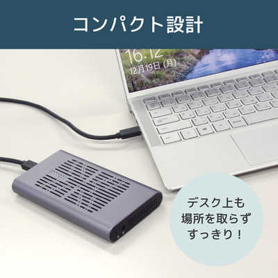 RATOC USB3.2 Gen2x2 M.2 クローン機能搭載SSDケース USB3.2 Gen2x2 M.2 SSDケース（クローン機能搭載・NVMe 2台用