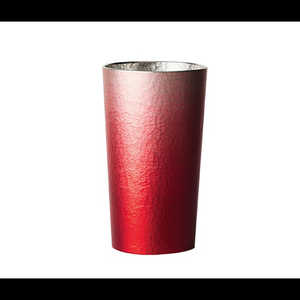千田硝子食器 環 ローズレッド タンブラー 中 280ml 447094