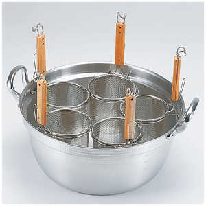 カンダ デカてぼ 茹麺鍋セット(リング付)15cm用 51-15cm用 041240