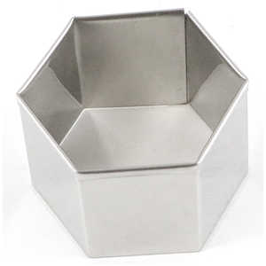 カンダ たかもりの18-8パテ抜 亀甲 No.7 58mm 082054