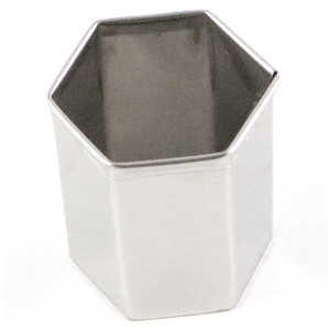 カンダ たかもりの18-8パテ抜 亀甲 No.3 32mm 082050