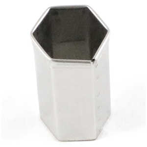 カンダ たかもりの18-8パテ抜 亀甲 No.1 22mm 082048