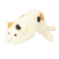 童心 リアルキャット Lサイズ ぬいぐるみ ミケネコ REALCATL の通販