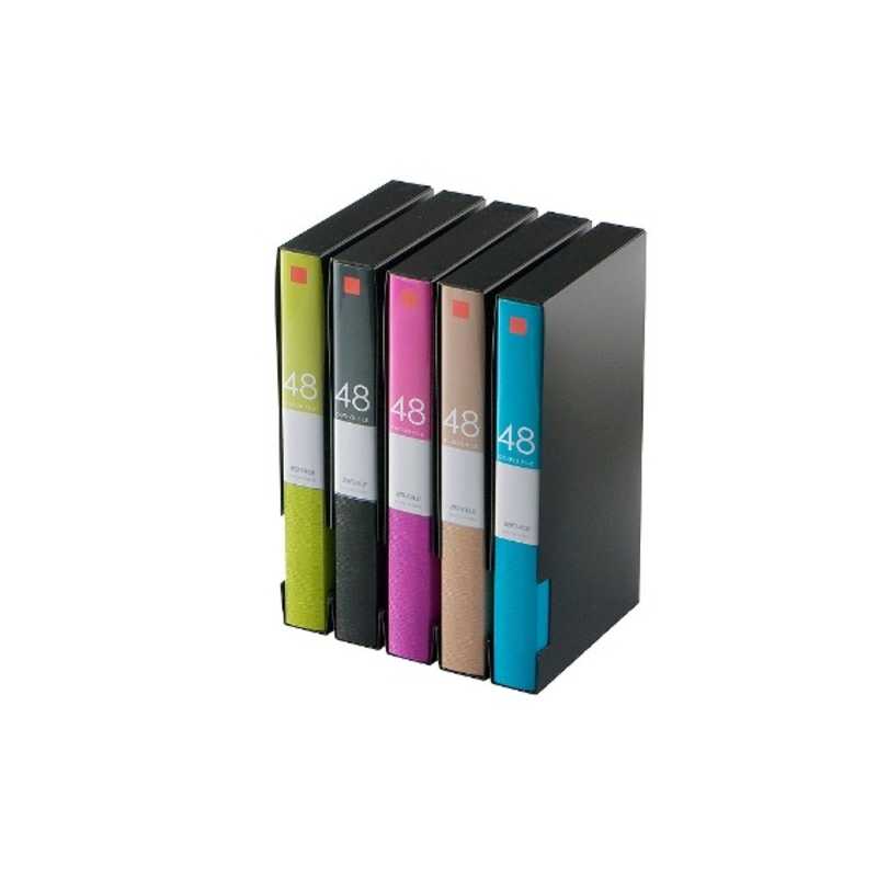 BUFFALO BUFFALO CD/DVDファイル ブックタイプ 48枚収納 ピンク BSCD01F48PK BSCD01F48PK