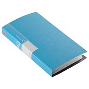BUFFALO DVD/CD対応 ファイルケース ブックタイプ 48枚収納 ブルー BSCD01F48BL