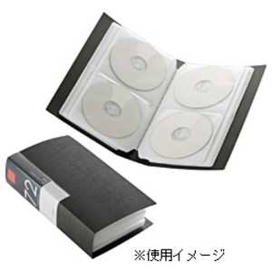 BUFFALO CD/DVDファイル ブックタイプ 72枚収納 ブラック BSCD01F72BK