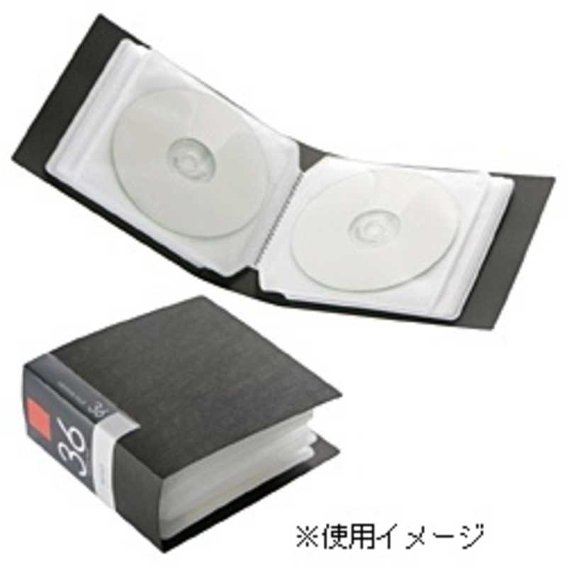 BUFFALO BUFFALO CD/DVDファイル 36枚収納 ブラック BSCD01F36BK BSCD01F36BK