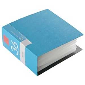 BUFFALO CD/DVDファイル 36枚収納 ブルー BSCD01F36BL