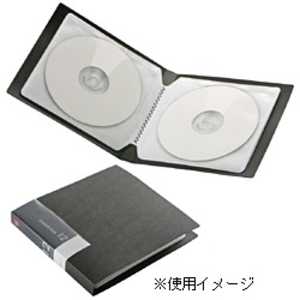 BUFFALO CD/DVDファイル 12枚収納 ブラック BSCD01F12BK