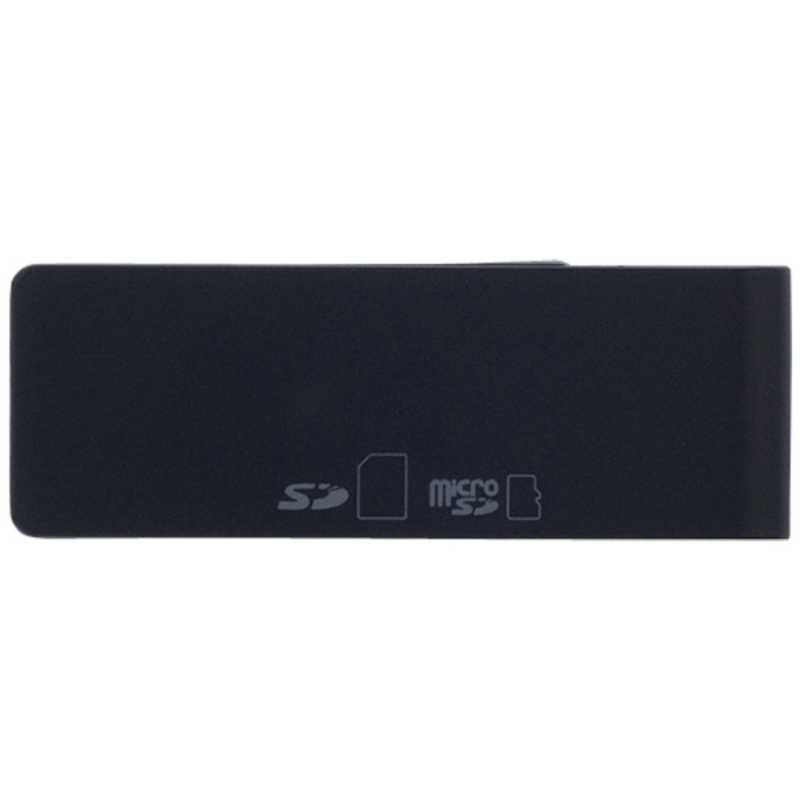 BUFFALO BUFFALO カードリーダー・ライター microSD/SDカード専用 ブラック (USB2.0) BSCRD05U2BK BSCRD05U2BK