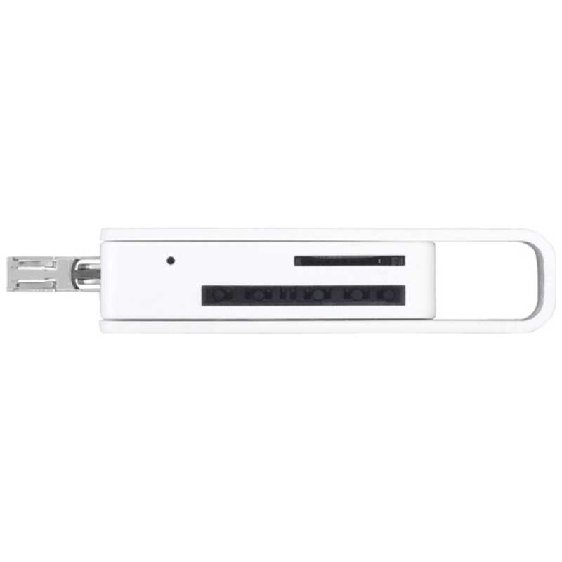 BUFFALO BUFFALO SD専用高速カードリーダーライター どっちもUSBコネクター採用 (ホワイト) BSCRD05U2WH  BSCRD05U2WH 