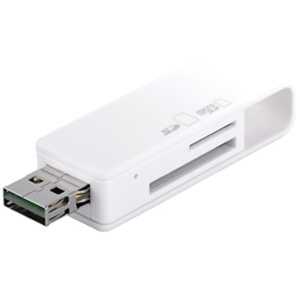 BUFFALO ɥ꡼饤 microSD/SD ۥ磻 (USB2.0) BSCRD05U2WH