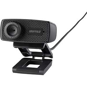 BUFFALO WEBカメラ｢USB･120万画素｣マイク内蔵(ブラック) BSWHD06MBK