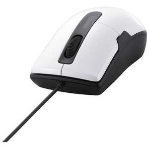BUFFALO ޥ M [BlueLED /ͭ /3ܥ /USB] ۥ磻 BSMBU26SMWH