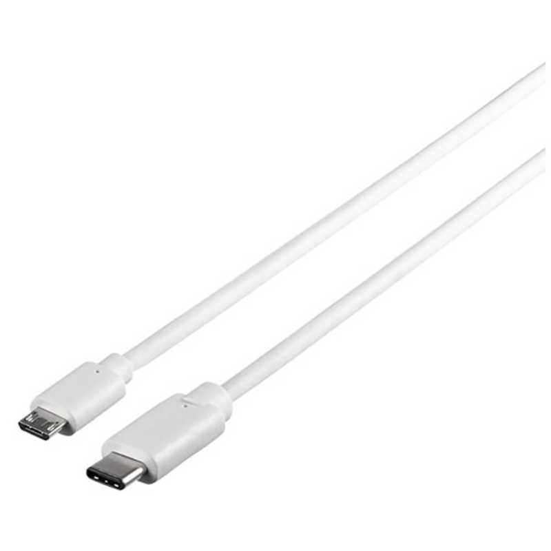 BUFFALO BUFFALO 1.0m[USB-C⇔USB microB]2.0ケーブル 充電･転送 ホワイト BSUMBC210WH BSUMBC210WH
