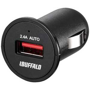 BUFFALO ֥å ޡȥեб DC - USBŴ 2.4A BSMPS2401P1BK֥å